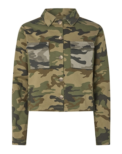 Rabens Saloner - Aleksandra Camo Patchwork Jacke - Camo Combo